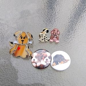 Dog pin set